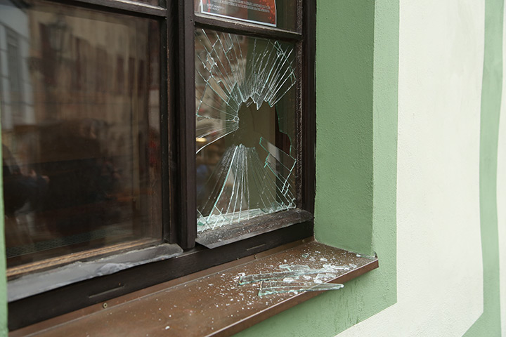 A2B Glass are able to board up broken windows while they are being repaired in Pembroke.